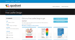 Desktop Screenshot of freeleafletdesign.co.uk